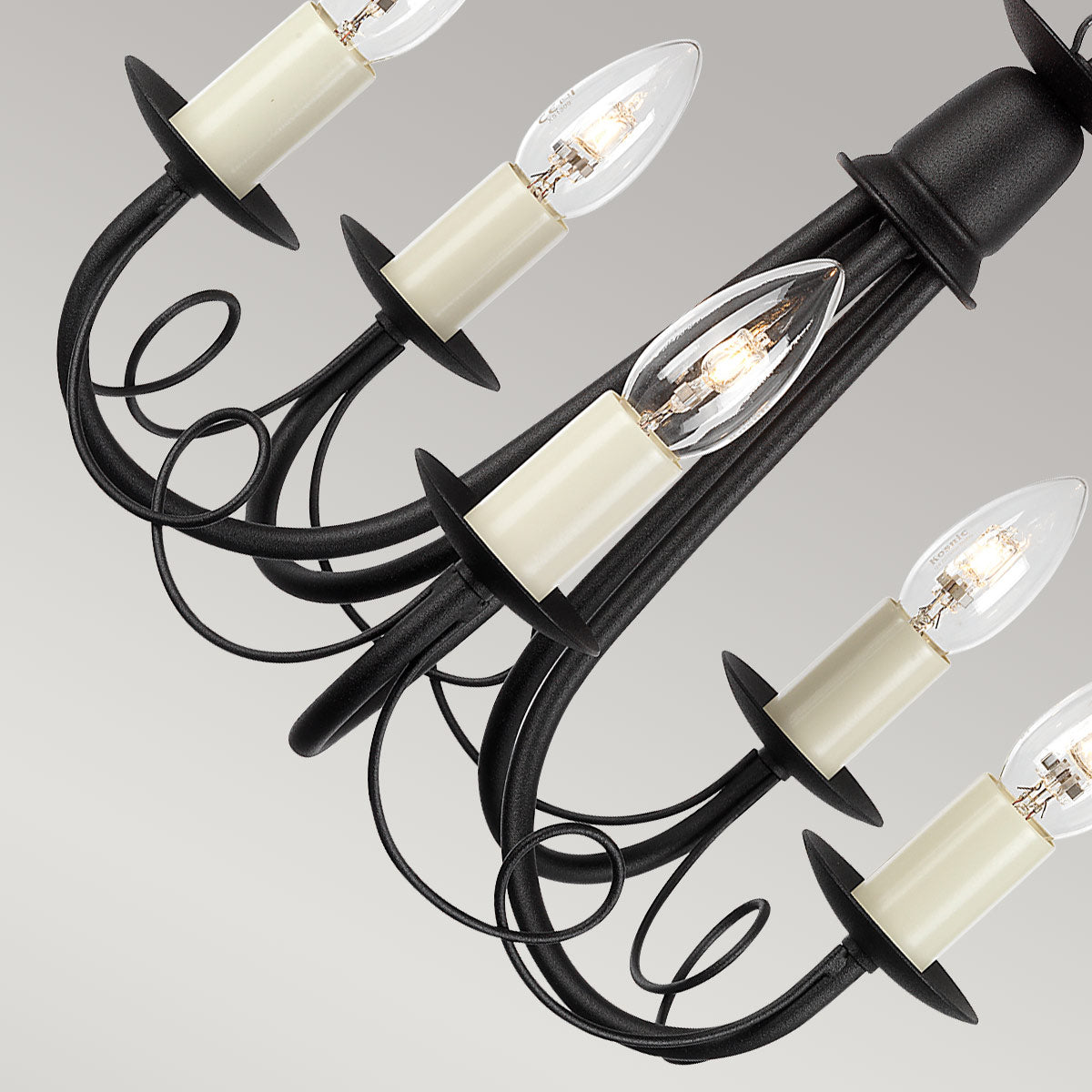 Pendelleuchte Minster (schwarz) 5x - Elstead Lighting