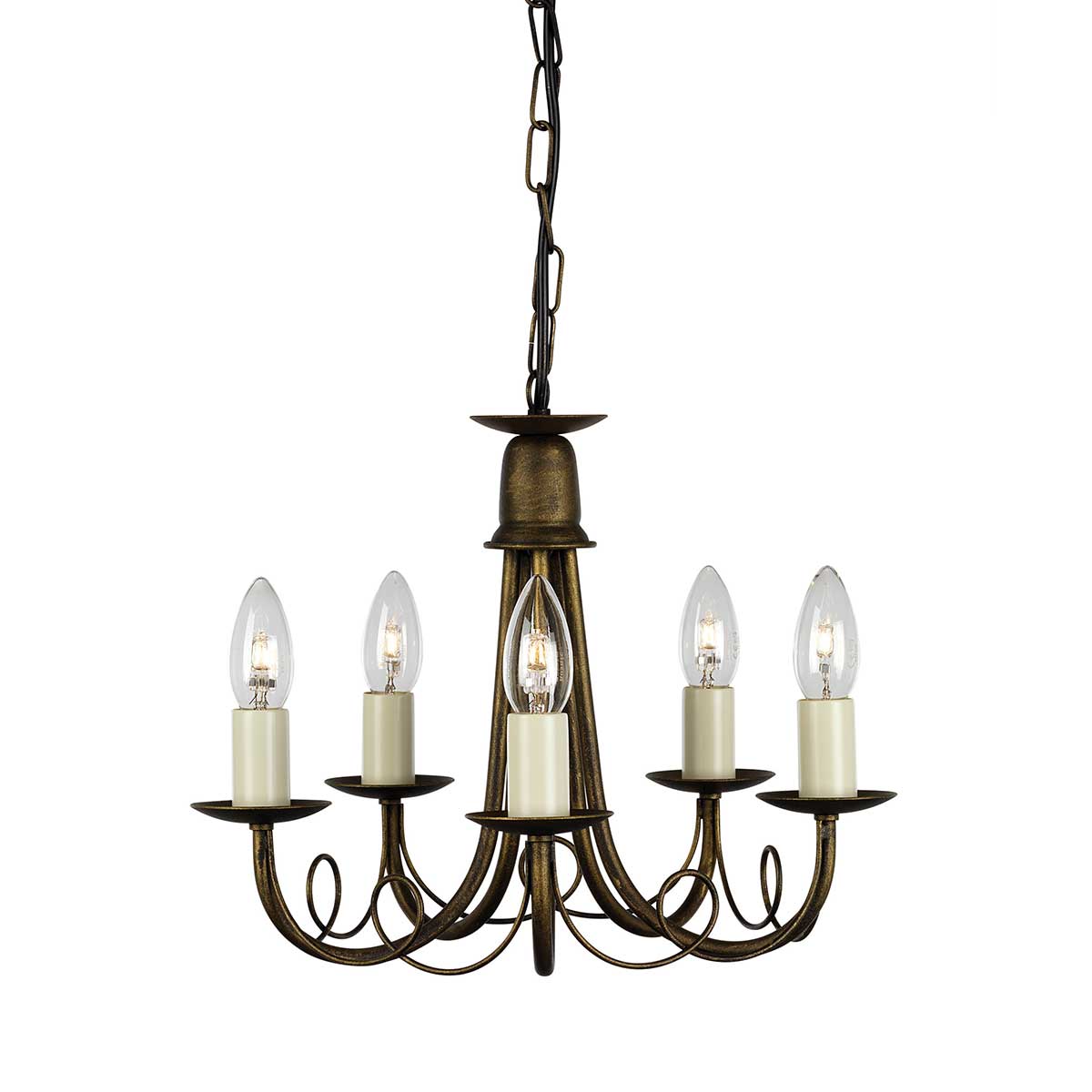 Pendelleuchte Minster (schwarz) 5x - Elstead Lighting