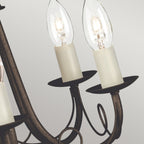 Pendelleuchte Minster (schwarz) 5x - Elstead Lighting