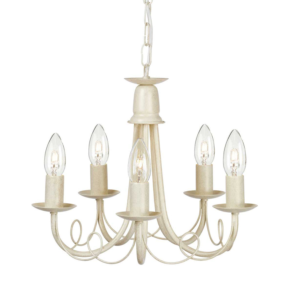 Pendelleuchte Minster (goldfarben) 5x - Elstead Lighting
