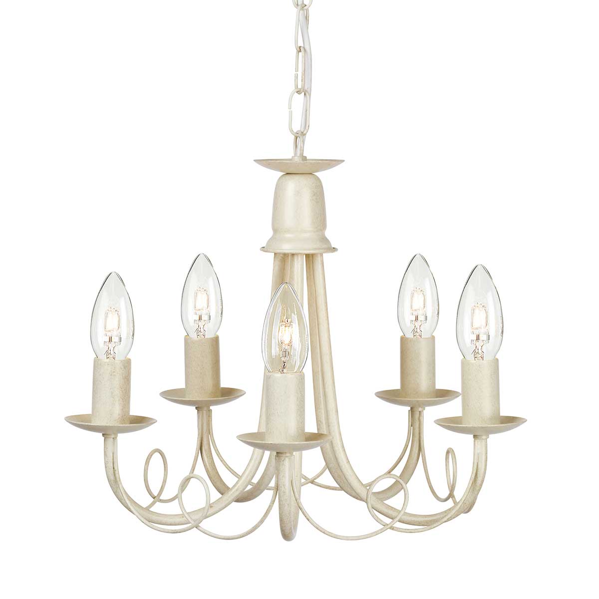 Pendelleuchte Minster (goldfarben) 5x - Elstead Lighting