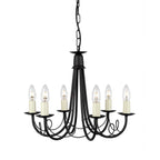 Pendelleuchte Minster (schwarz) 6x - Elstead Lighting
