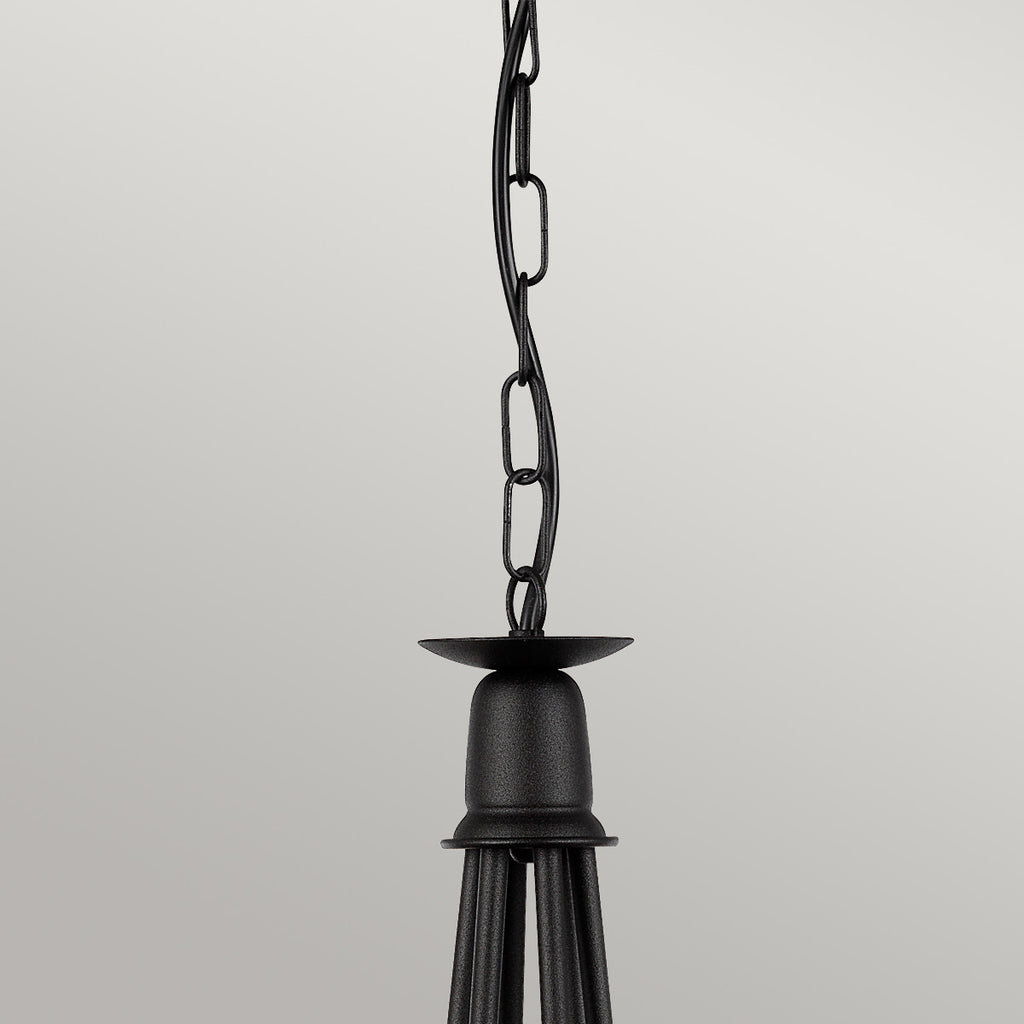Pendelleuchte Minster (schwarz) 6x - Elstead Lighting