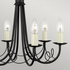Pendelleuchte Minster (schwarz) 6x - Elstead Lighting