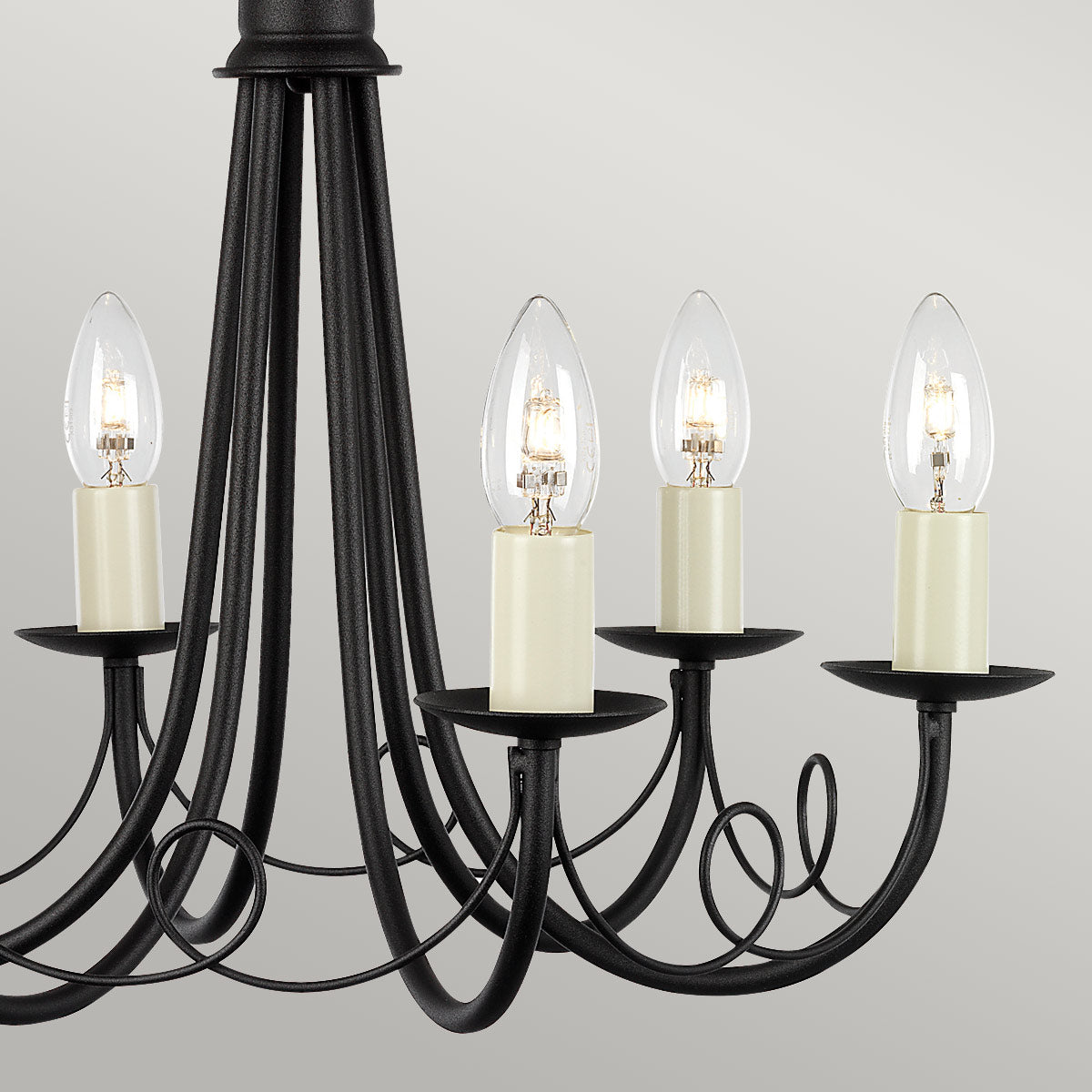 Pendelleuchte Minster (schwarz) 6x - Elstead Lighting