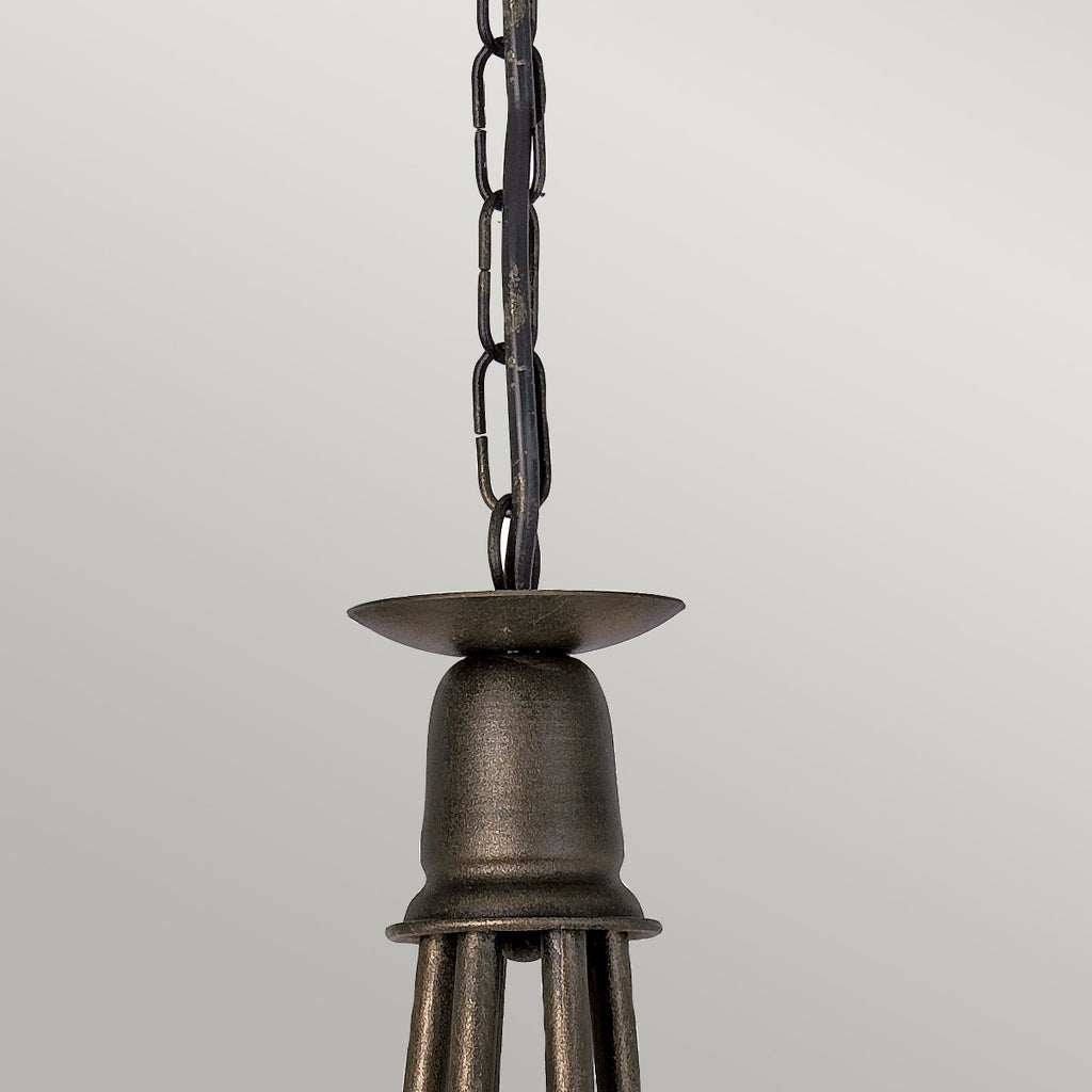 Pendelleuchte Minster (schwarz) 6x - Elstead Lighting