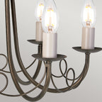 Pendelleuchte Minster (schwarz) 6x - Elstead Lighting