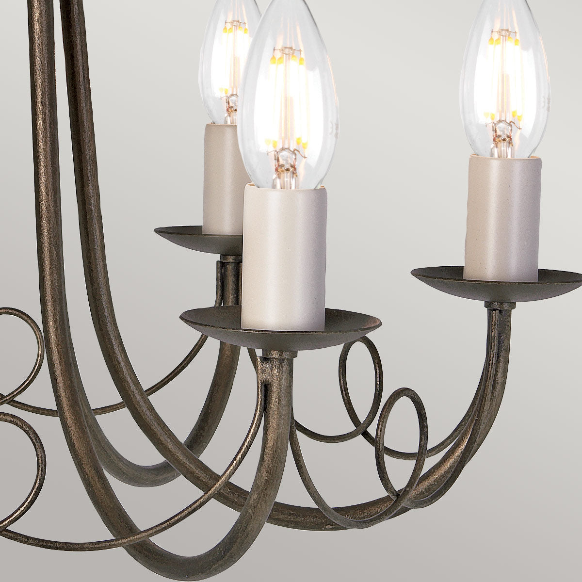 Pendelleuchte Minster (schwarz) 6x - Elstead Lighting