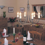 Pendelleuchte Minster (schwarz) 6x - Elstead Lighting
