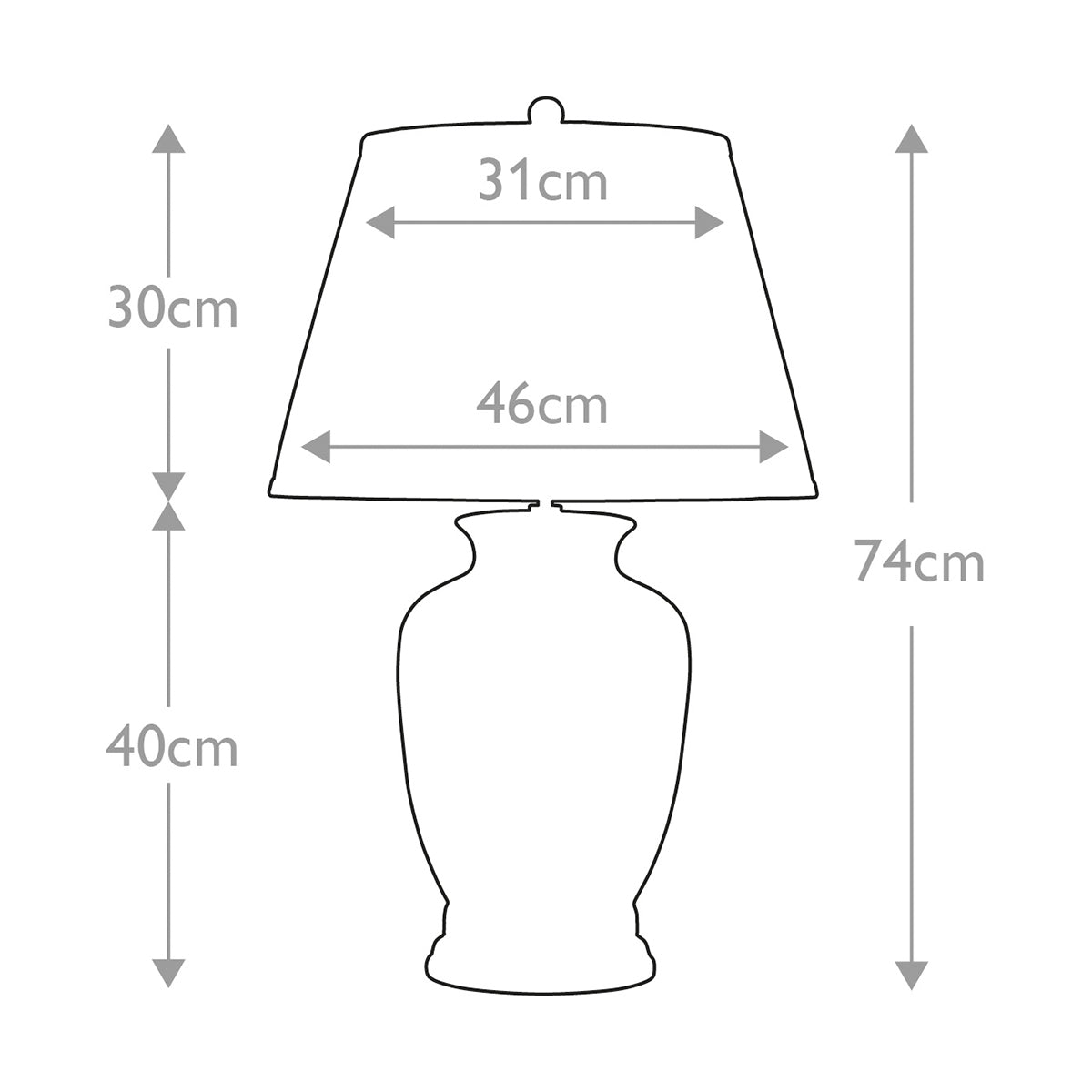 Tischleuchte Morris (Blue Glaz) 1x - Elstead Lighting