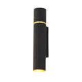 Wandleuchte LYNX Schwarz & Gold, Messing (2x E14) - Milagro