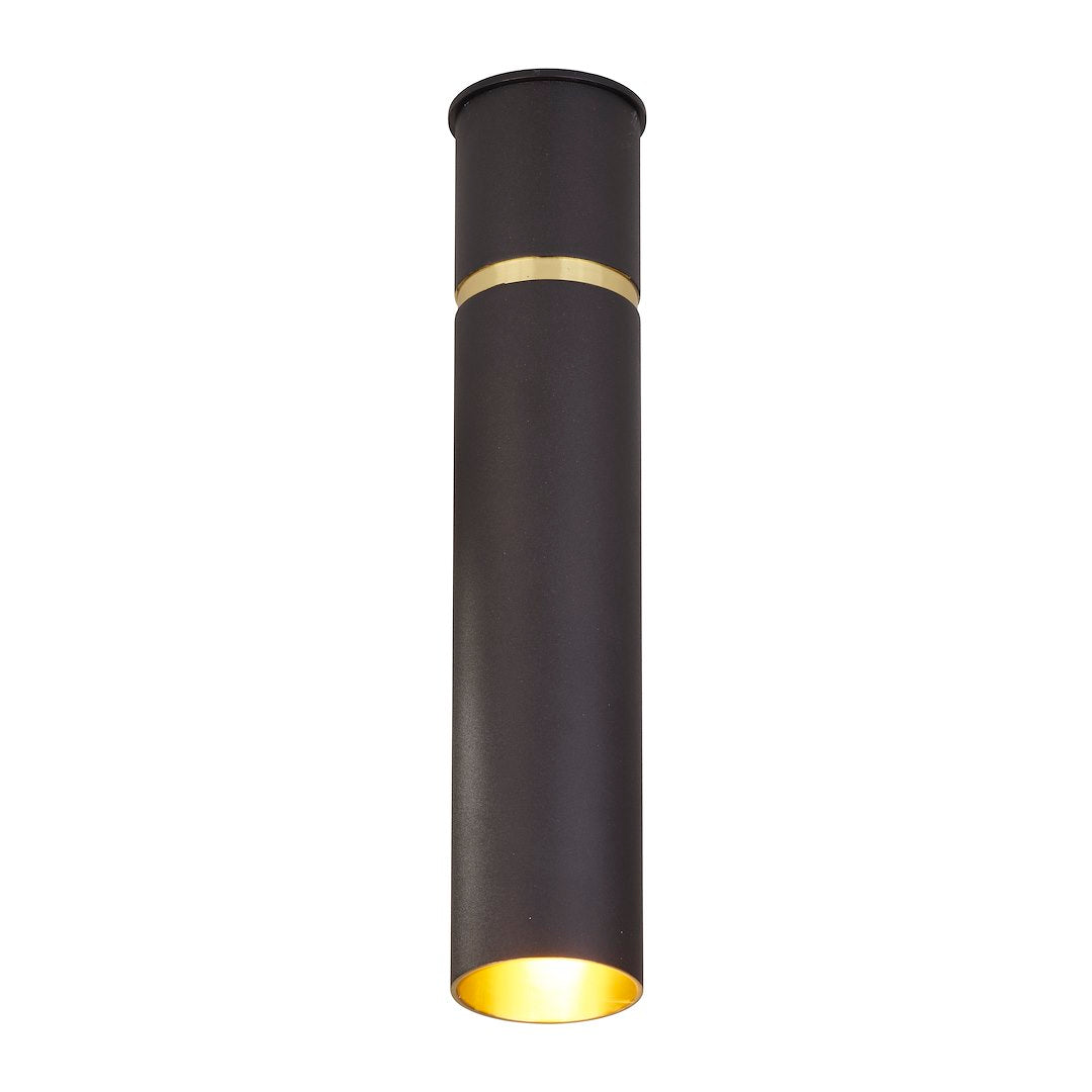 Deckenleuchte Spot LYNX (1x E14) Schwarz & Gold - Milagro