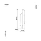 Wandleuchte LIBRA Schwarz & Gold (4x E14) - Milagro