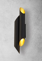 Wandleuchte LIBRA Schwarz & Gold (4x E14) - Milagro