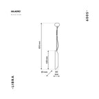Pendelleuchte LIBRA Messing & Gold (1x E14) - Milagro