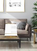 Tischleuchte VOLANS Weiß & Gold, Textil / Chintz (1x E27) - Milagro