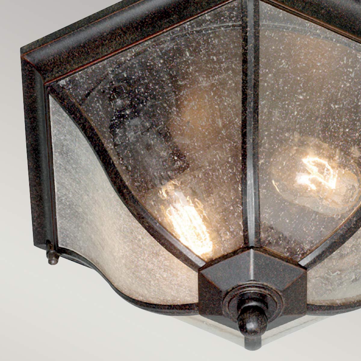 Außen-Deckenleuchte New England (bronzefarben) 2x - Elstead Lighting