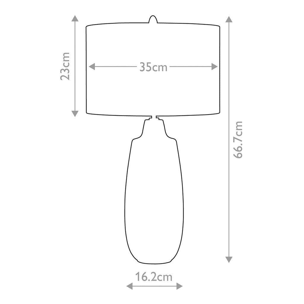 Tischleuchte Newham (Clear Glas) 1x - Elstead Lighting