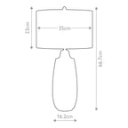 Tischleuchte Newham (Clear Glas) 1x - Elstead Lighting