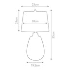 Tischleuchte Newham (bronzefarben) 1x - Elstead Lighting