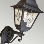 Außen-Wandleuchte Norfolk (schwarz) 1x - Elstead Lighting