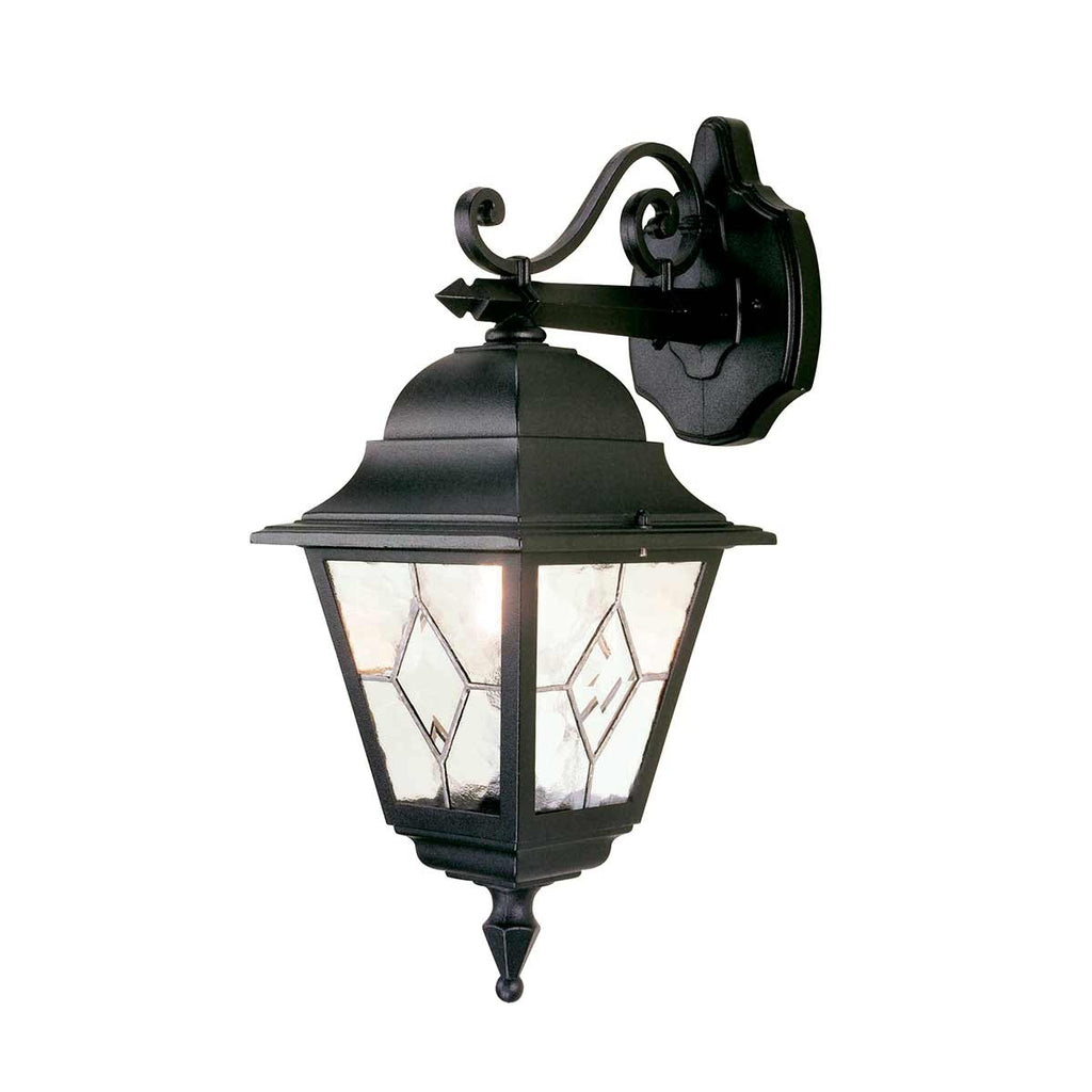 Außen-Wandleuchte Norfolk (schwarz) 1x - Elstead Lighting