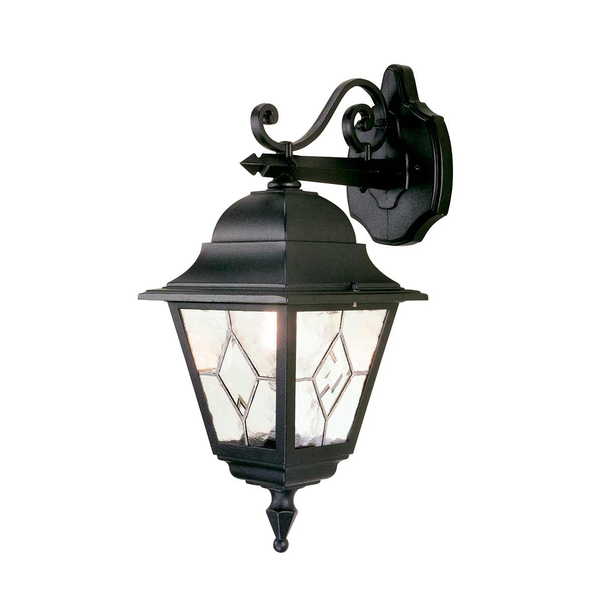 Außen-Wandleuchte Norfolk (schwarz) 1x - Elstead Lighting