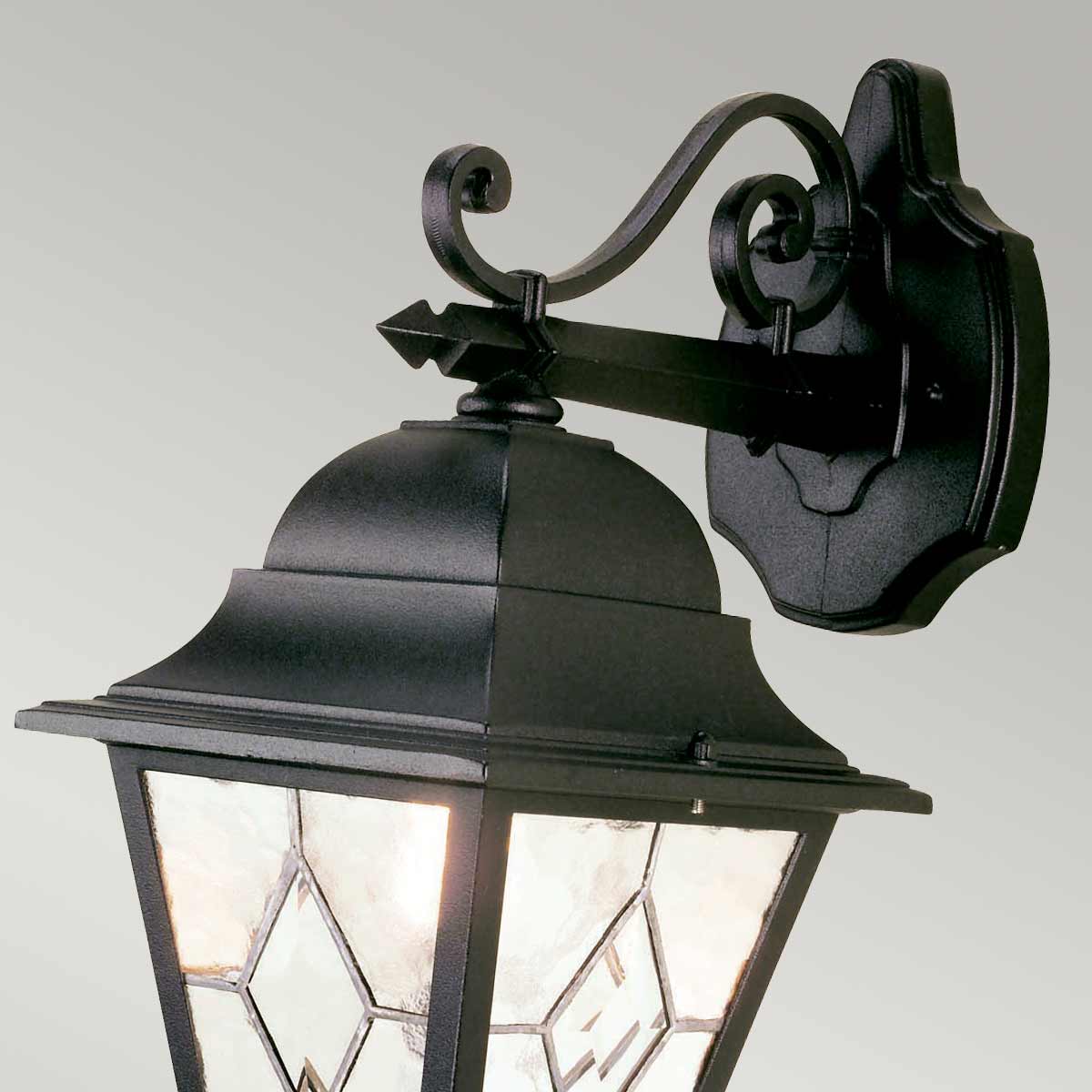 Außen-Wandleuchte Norfolk (schwarz) 1x - Elstead Lighting