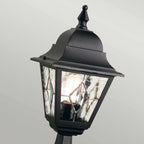 Außen-Sockelleuchte Norfolk (schwarz) 1x - Elstead Lighting