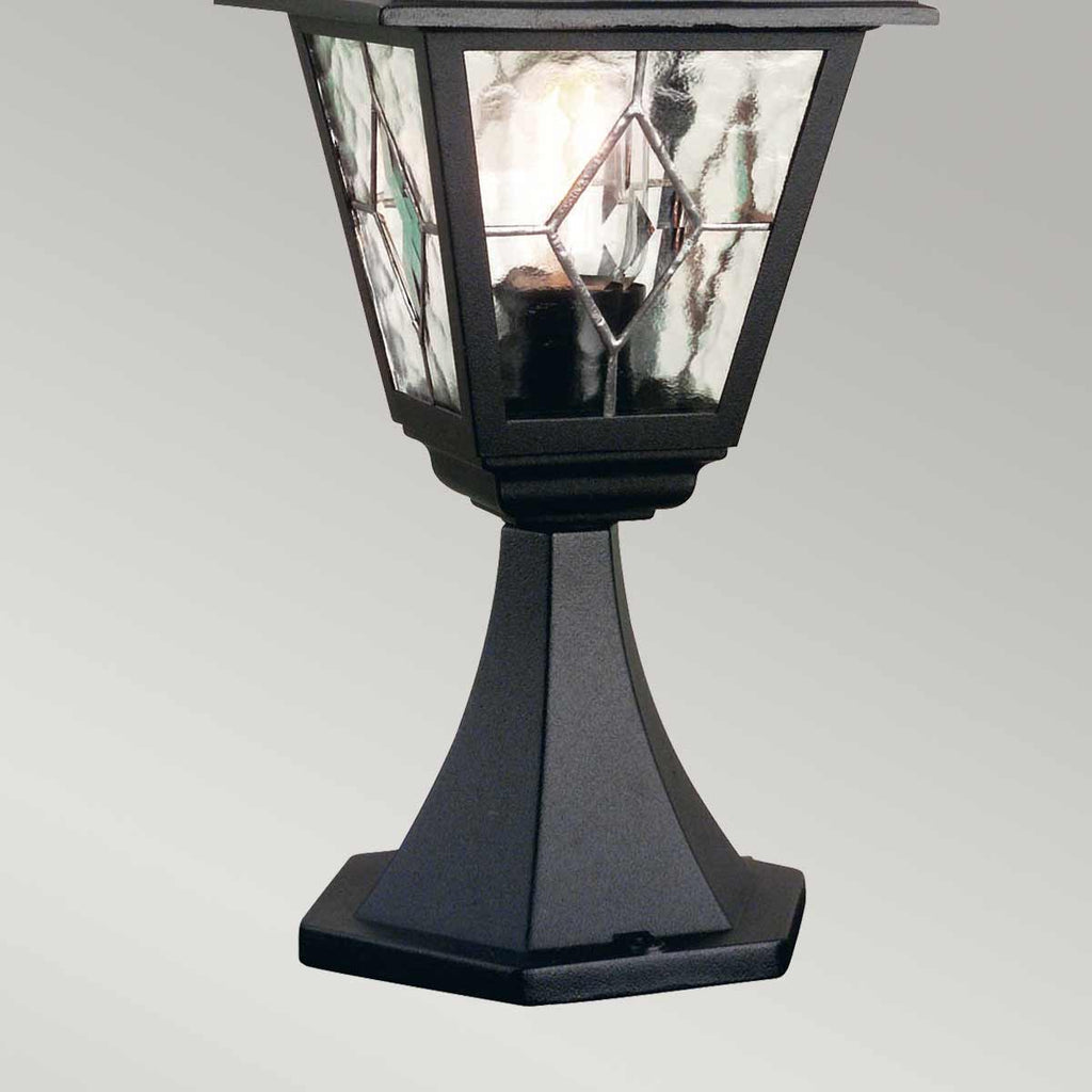 Außen-Sockelleuchte Norfolk (schwarz) 1x - Elstead Lighting