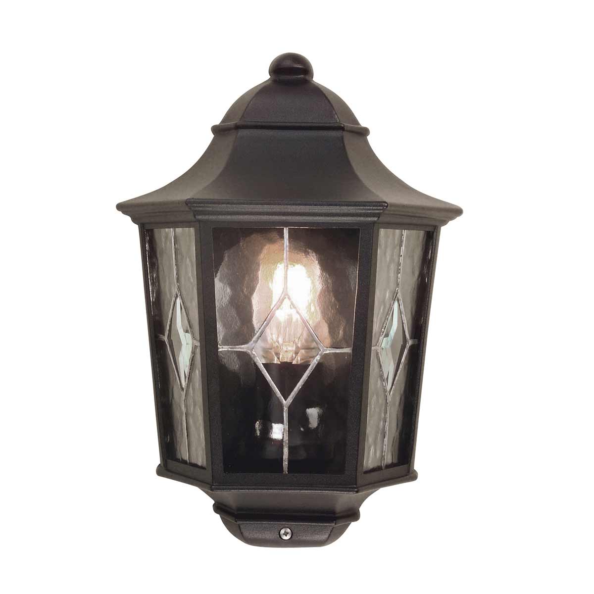 Außen-Wandleuchte Norfolk (schwarz) 1x - Elstead Lighting