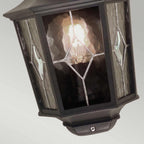 Außen-Wandleuchte Norfolk (schwarz) 1x - Elstead Lighting