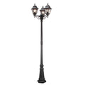 Außen-Stehleuchte Norfolk (schwarz) 3x - Elstead Lighting