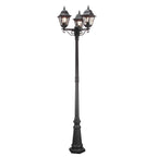 Außen-Stehleuchte Norfolk (schwarz) 3x - Elstead Lighting