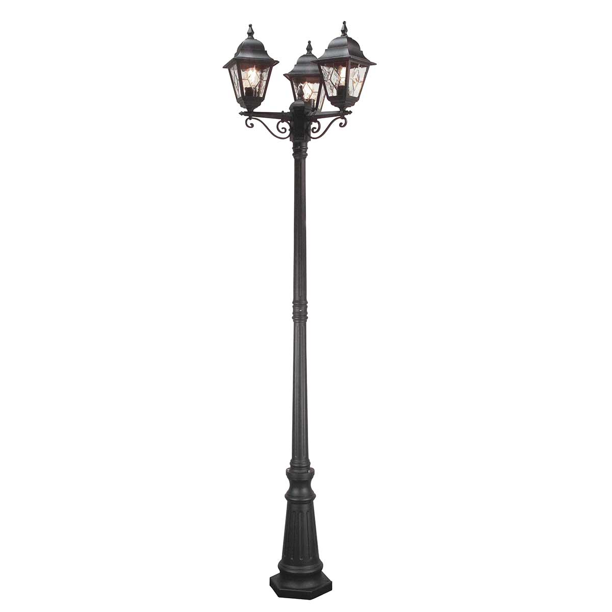 Außen-Stehleuchte Norfolk (schwarz) 3x - Elstead Lighting
