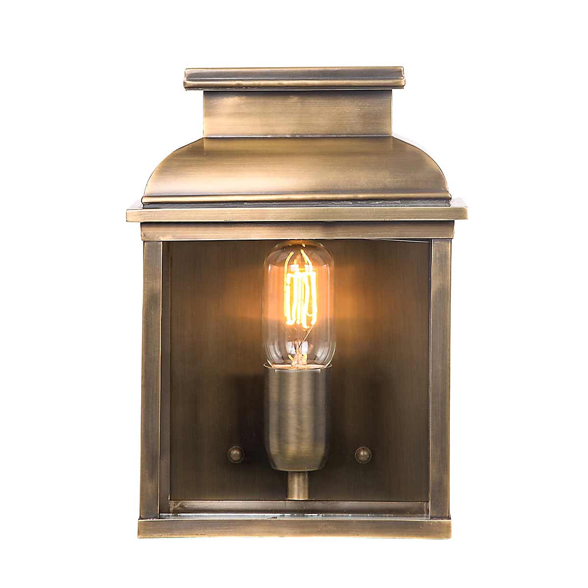 Außen-Wandleuchte Old Bailey (messingfarben) 1x - Elstead Lighting