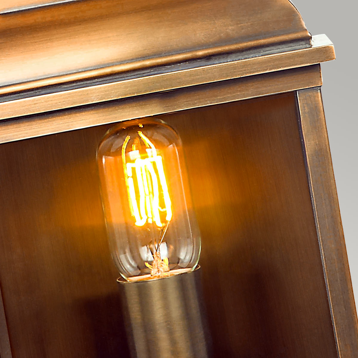 Außen-Wandleuchte Old Bailey (messingfarben) 1x - Elstead Lighting