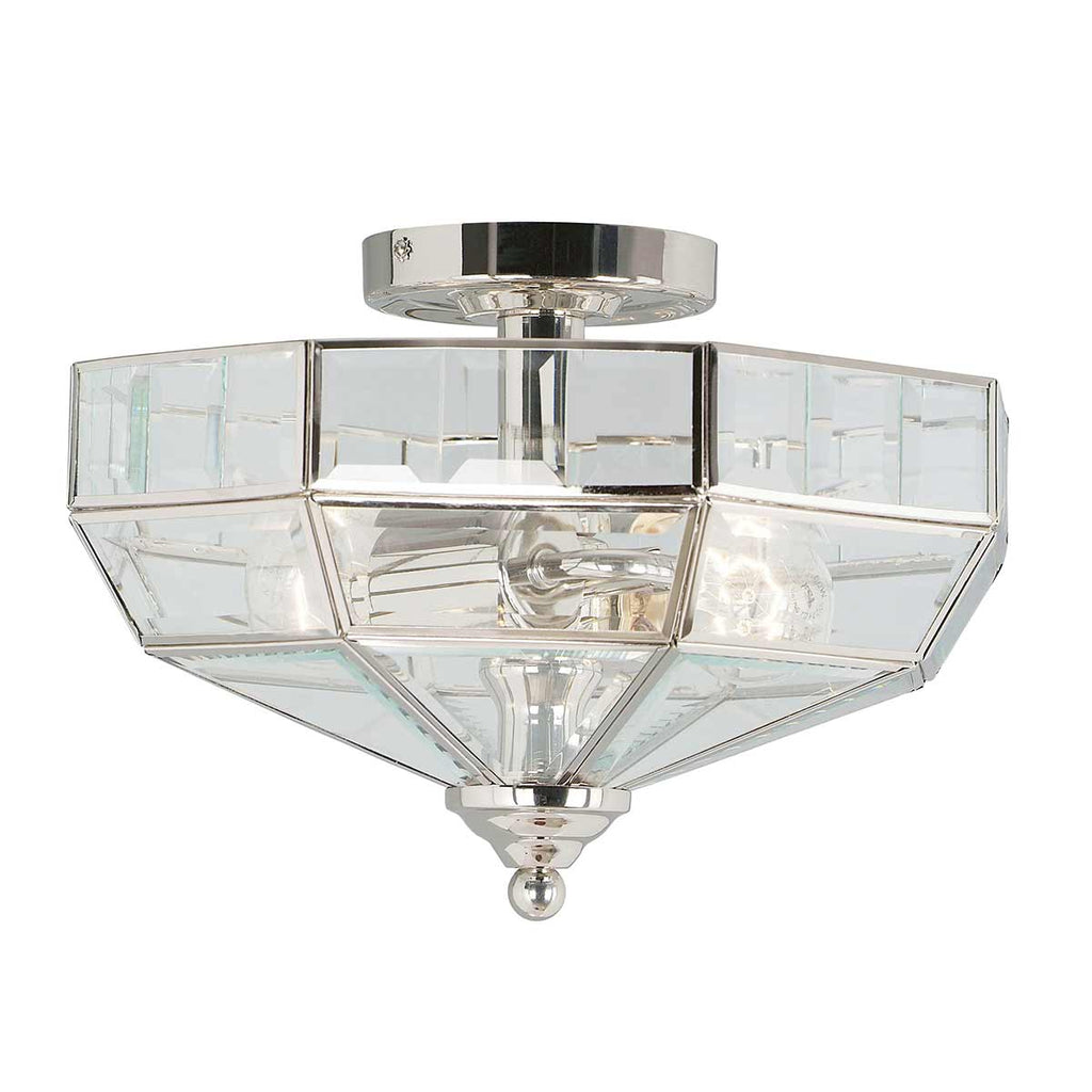 Deckenleuchte Old Park (Nickel) 2x - Elstead Lighting