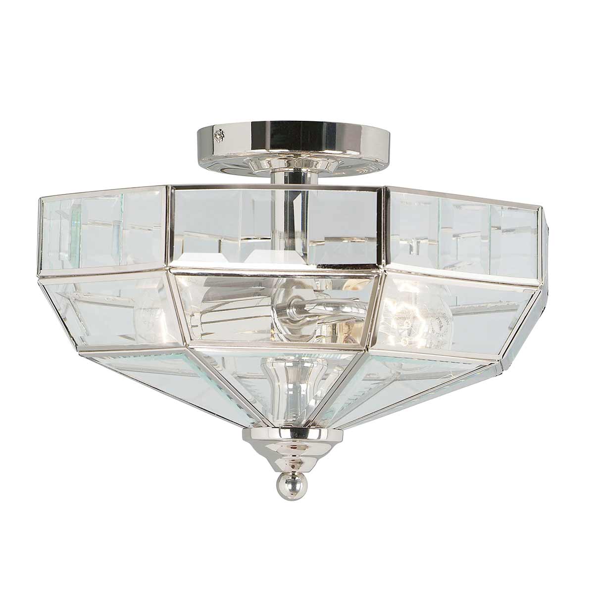 Deckenleuchte Old Park (Nickel) 2x - Elstead Lighting