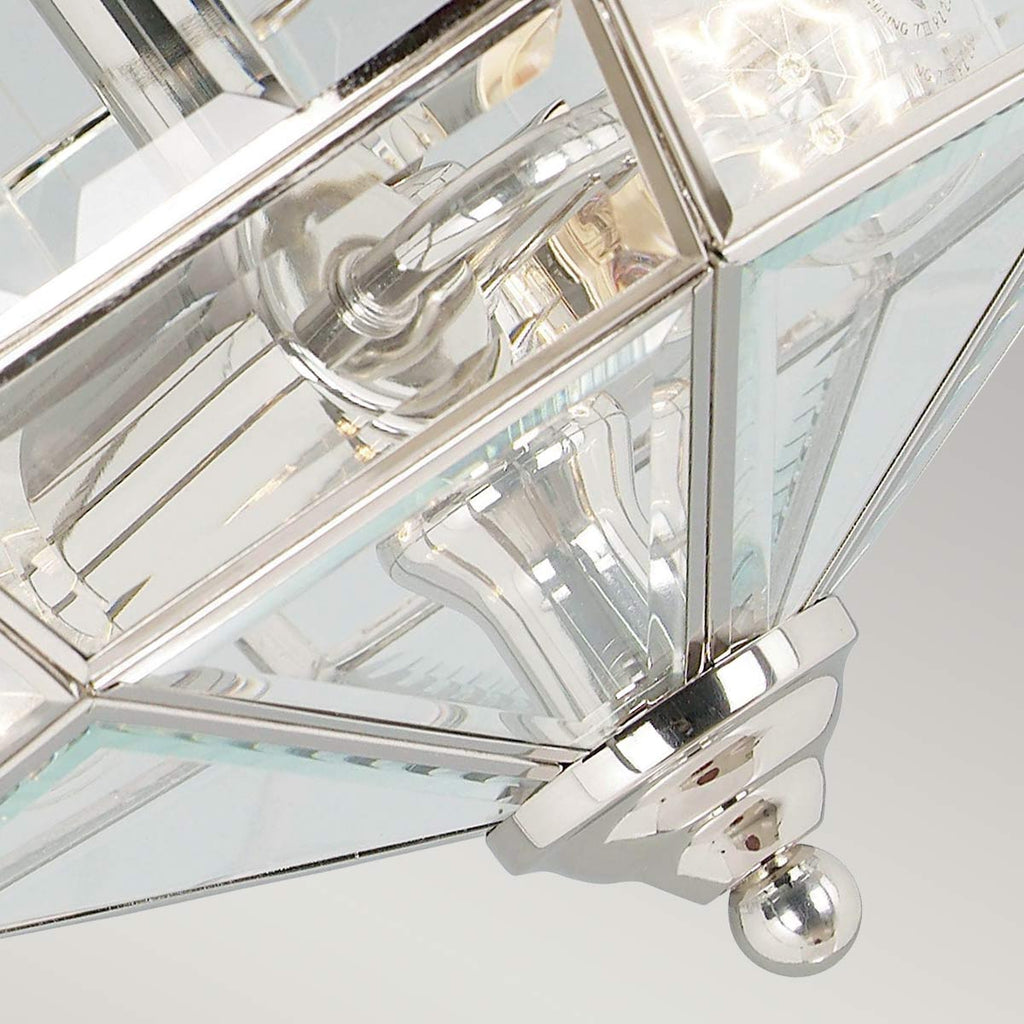 Deckenleuchte Old Park (Nickel) 2x - Elstead Lighting