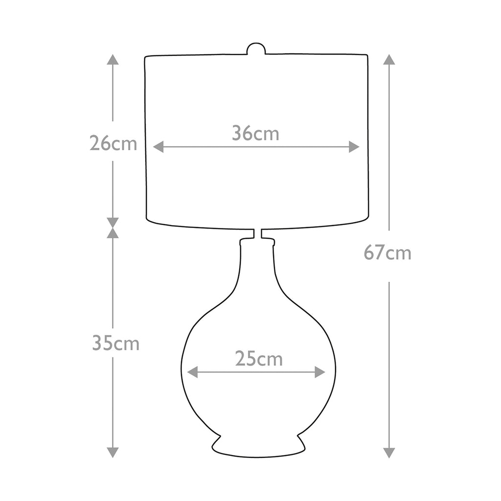 Tischleuchte Orb (messingfarben) 1x - Elstead Lighting