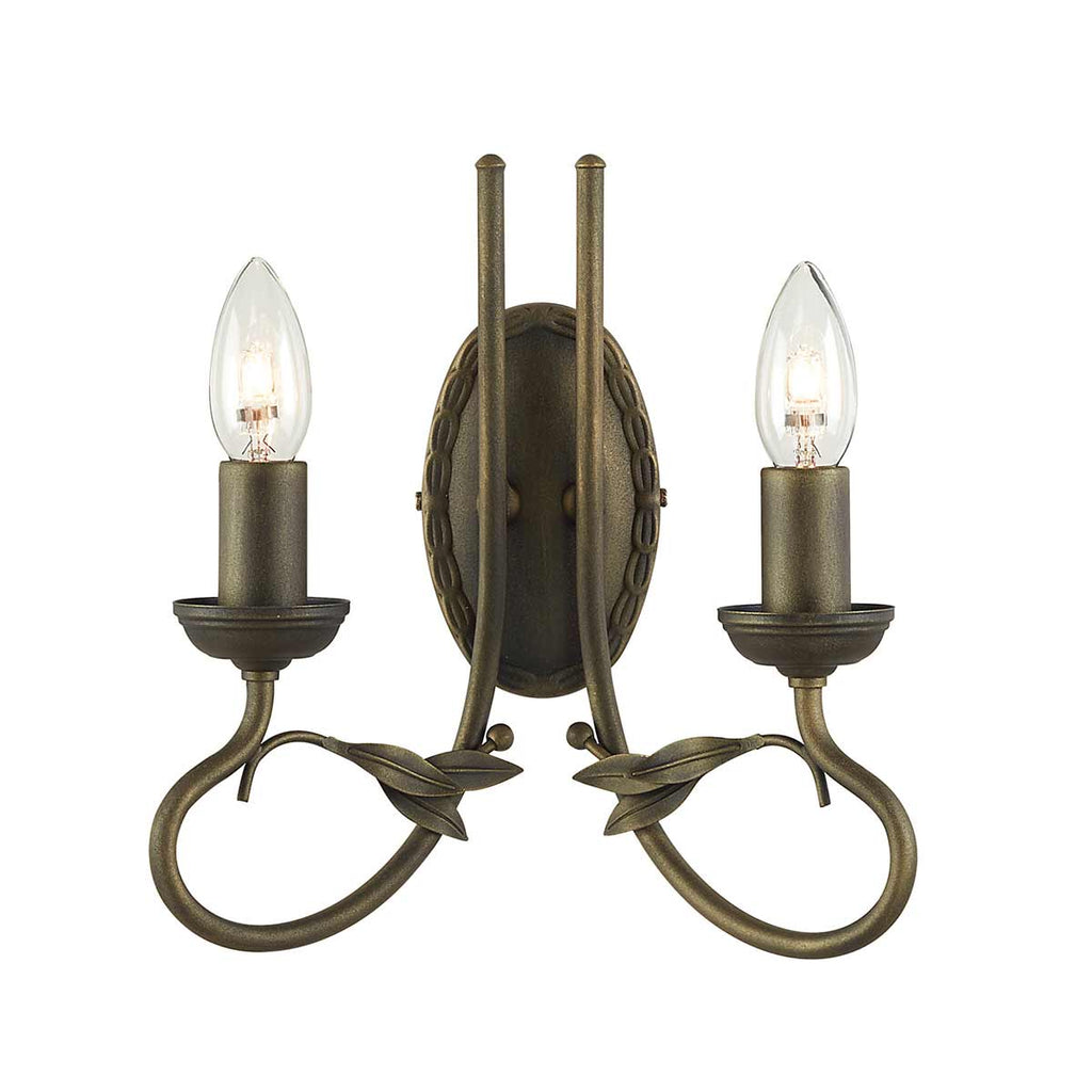 Wandleuchte Olivia (schwarz) 2x - Elstead Lighting