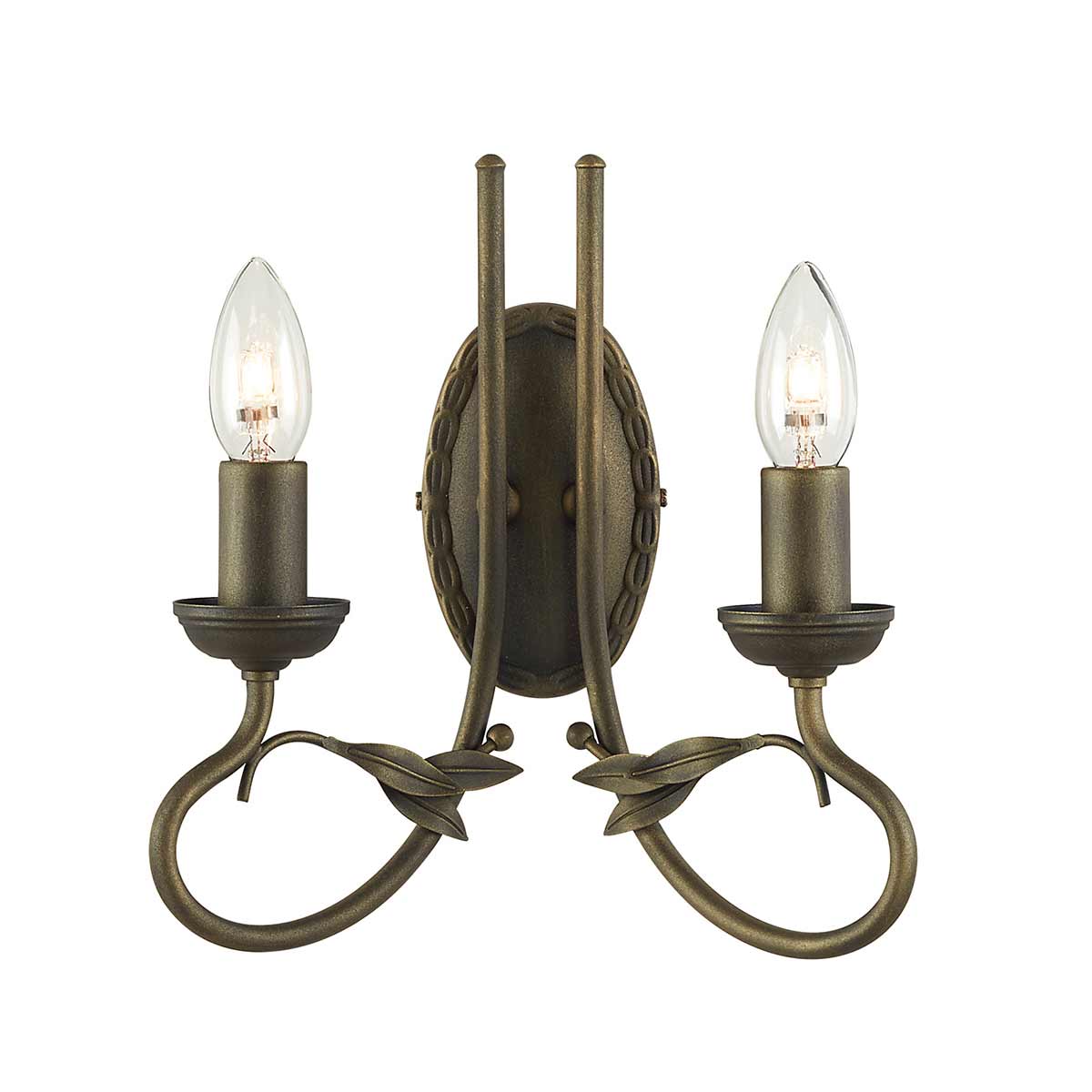 Wandleuchte Olivia (schwarz) 2x - Elstead Lighting
