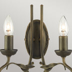 Wandleuchte Olivia (schwarz) 2x - Elstead Lighting