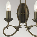 Wandleuchte Olivia (schwarz) 2x - Elstead Lighting