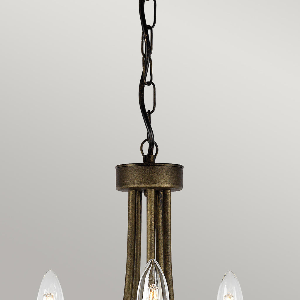 Pendelleuchte Olivia (schwarz) 5x - Elstead Lighting