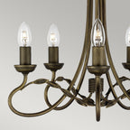 Pendelleuchte Olivia (schwarz) 5x - Elstead Lighting