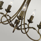 Pendelleuchte Olivia (schwarz) 5x - Elstead Lighting