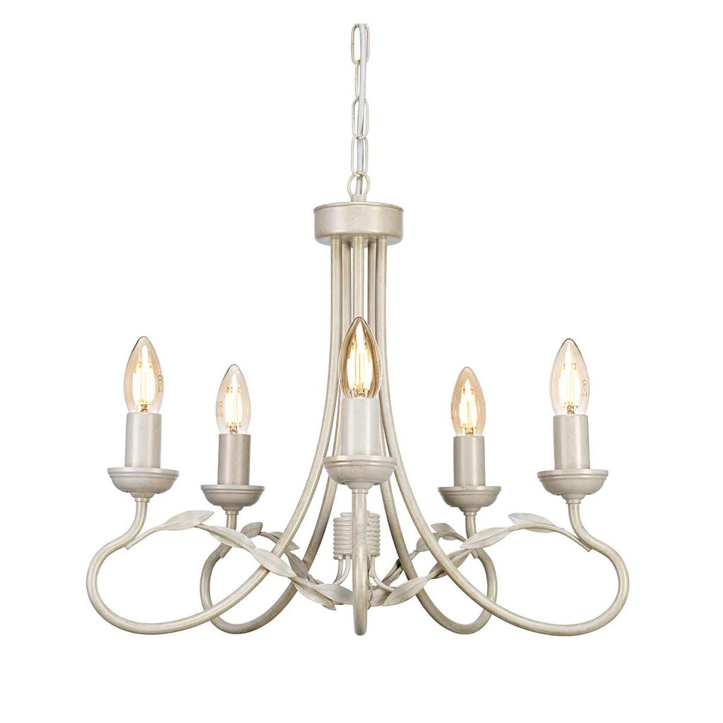 Pendelleuchte Olivia (goldfarben) 5x - Elstead Lighting