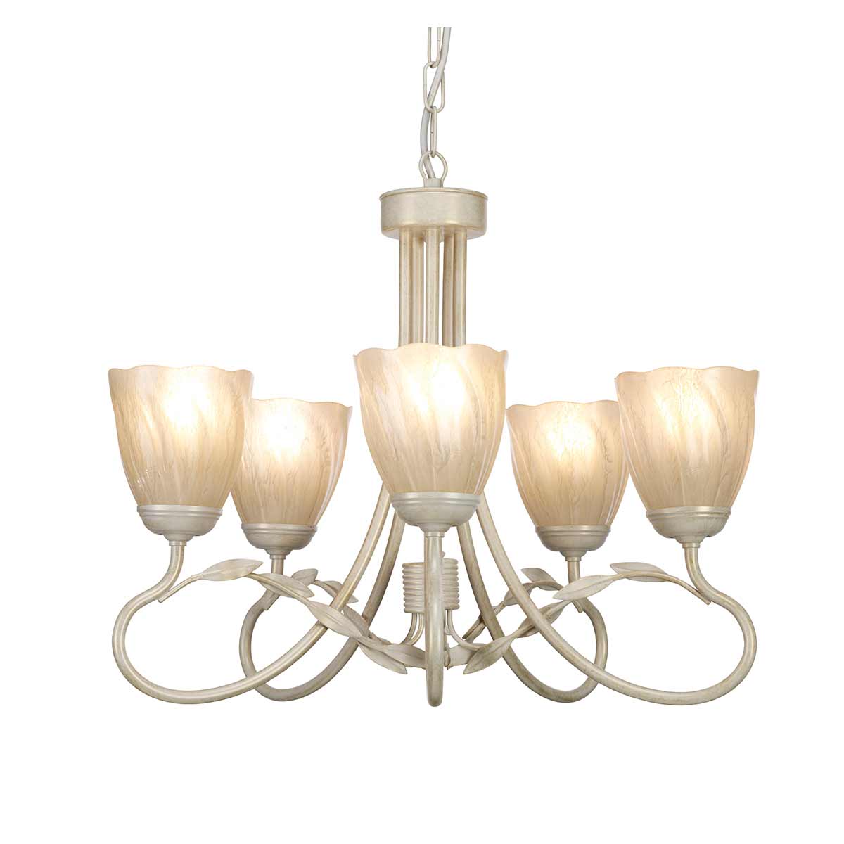 Pendelleuchte Olivia (goldfarben) 5x - Elstead Lighting